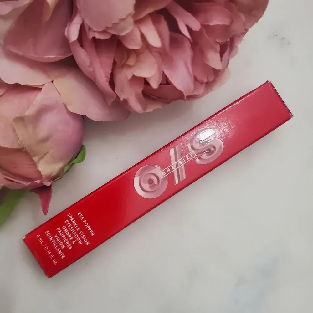 One/Size Eyepopper Liquid Eyeshadow in Death Drop - Black Holographic Glitter